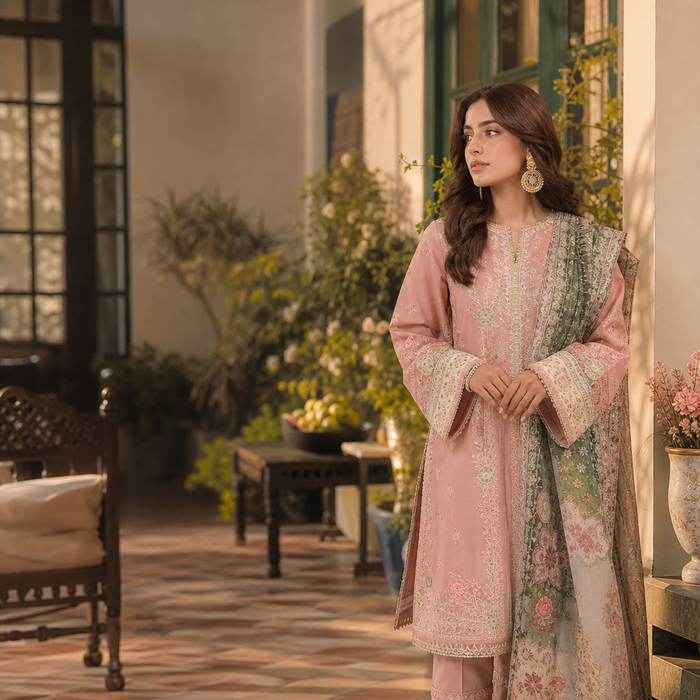 Embroidered 3-Piece Suits