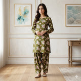 Digital Printed Poly Cotton Suit