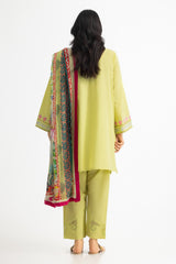 3PC Cambric Embroidered Suit