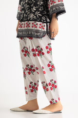 3PC Cambric Printed Shirt And Trouser With Printed Scarf