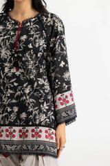 3PC Cambric Printed Shirt And Trouser With Printed Scarf