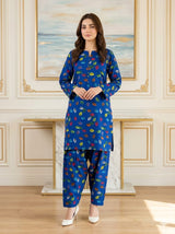 Digital Printed Poly Cotton Suit