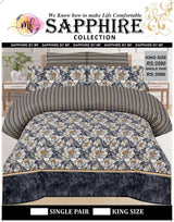 Sapphire Luxury Cotton Bedsheet