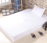 3 PCs Satin Strips Fitted Sheet with Pillow cover