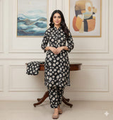 Digital Printed Poly Cotton Suit