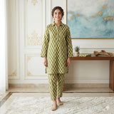 Digital Printed Poly Cotton Suit