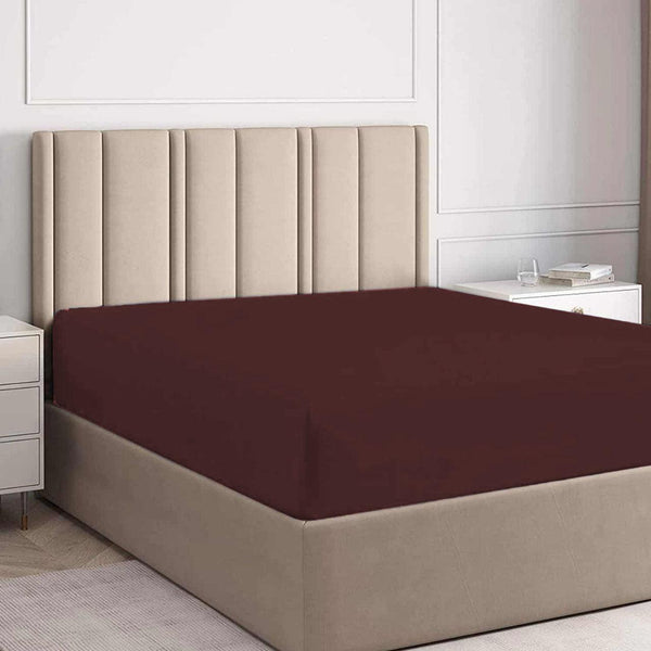 Maroon- Fitted Sheet