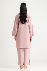 Cambric Embroidered Co-Ord Set