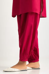 Cambric Embroidered Shirt And Dyed Trouser