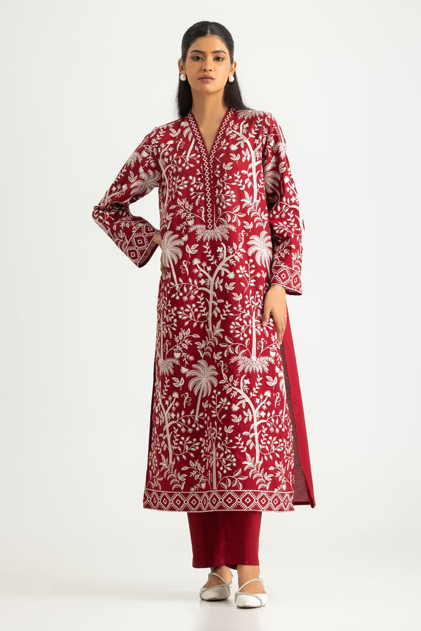 Cotton Bana Dora Embroidered Co-Ord Set