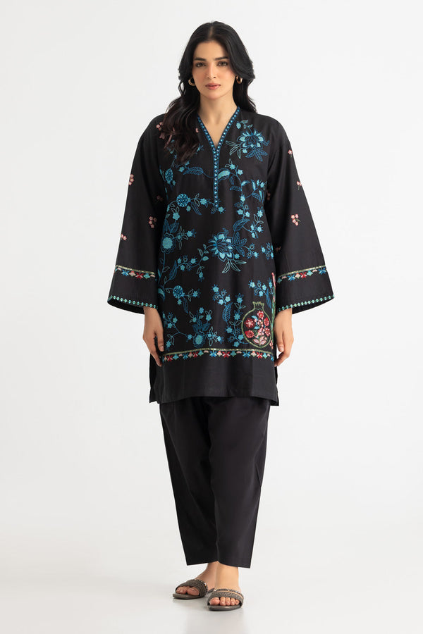 Cross Hatch Embroidered Shirt And Cambric Trouser