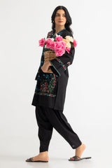 Cross Hatch Embroidered Shirt And Cambric Trouser