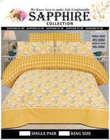 Sapphire Luxury Cotton Bedsheet
