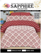 Sapphire Luxury Cotton Bedsheet