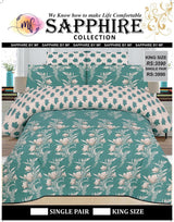 Sapphire Luxury Cotton Bedsheet