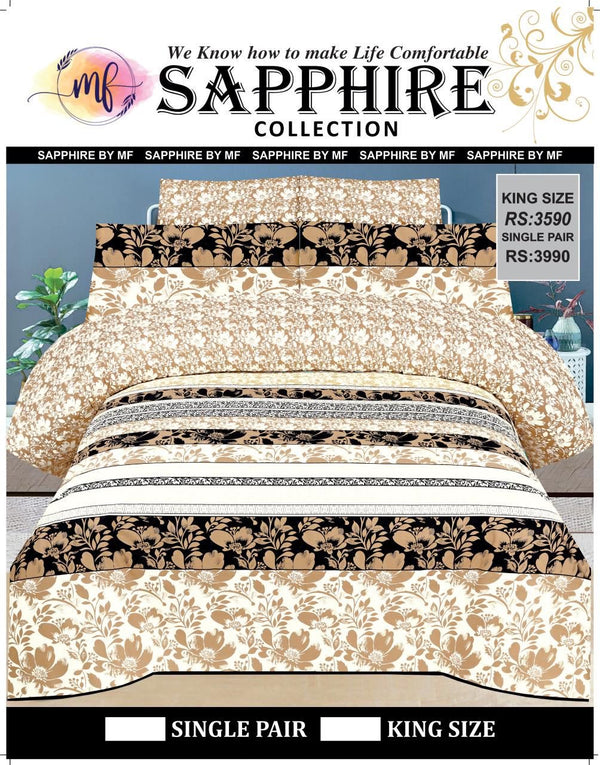 Sapphire Luxury Cotton Bedsheet