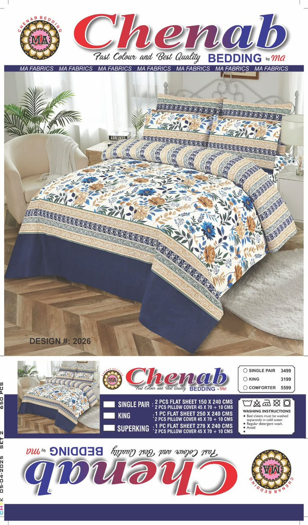 6 Piece comforter Sets 100% Pure Cotton