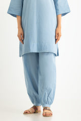 Jacquard Dyed Shirt And Cambric Trouser