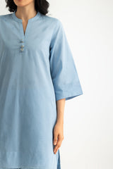 Jacquard Dyed Shirt And Cambric Trouser