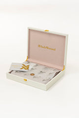 X-Series Moire Unstitched Fabric Cotton with Gift Box