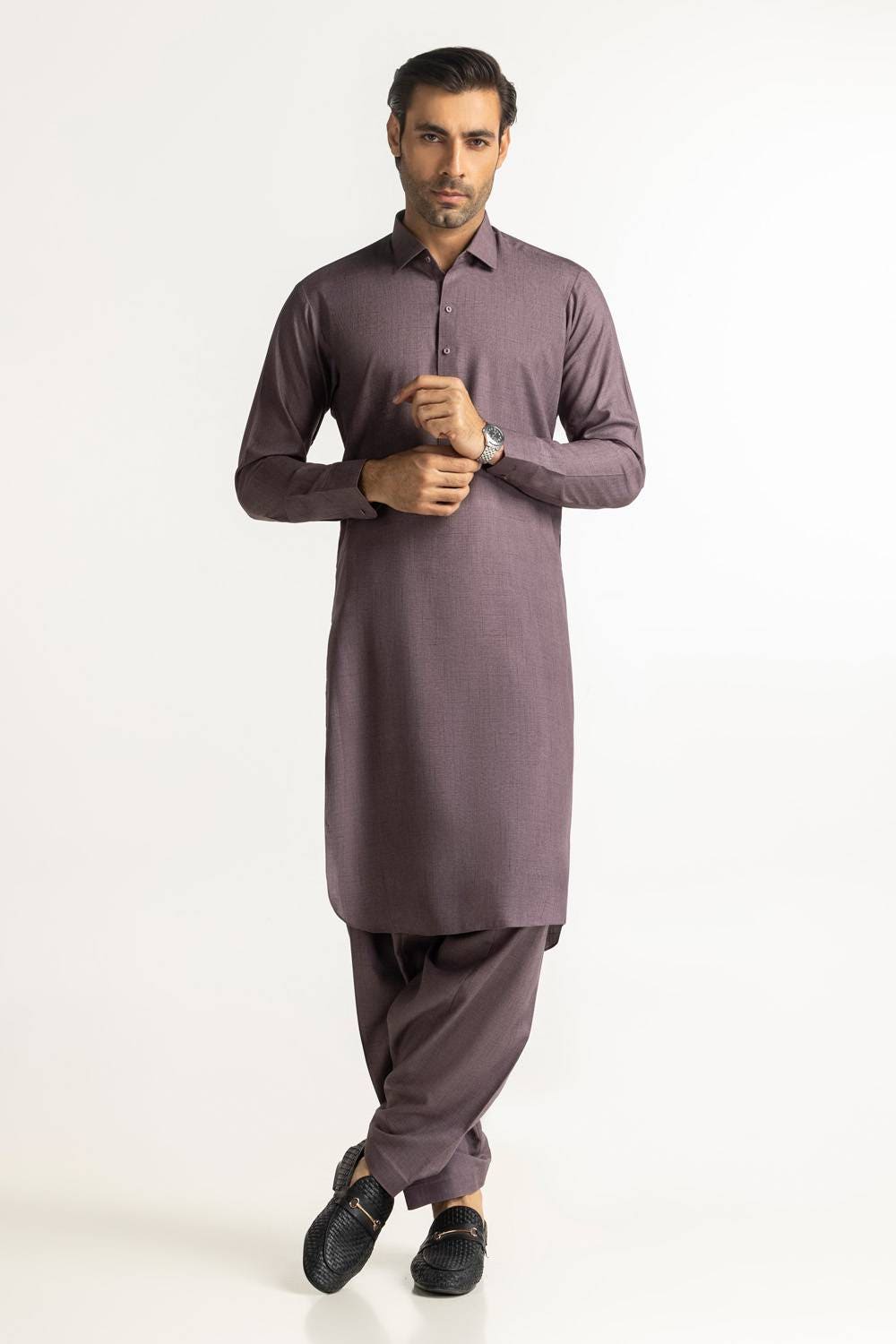 Aubin Unstitched Fabric Blended