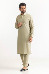 Lime Stone Unstitched Fabric Cotton