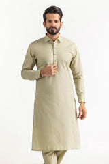 Lime Stone Unstitched Fabric Cotton