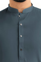 Lime Stone Unstitched Fabric Cotton