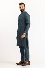 Lime Stone Unstitched Fabric Cotton