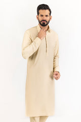 White Gold Unstitched Fabric Cotton-LF