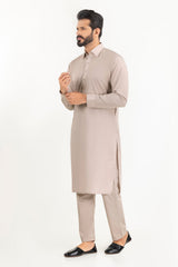 White Gold Unstitched Fabric Cotton-LF