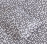 3 PCs Fitted Bed skirt with Pillow cover - 1144