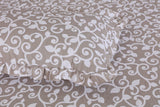 3 PCs Fitted Bed skirt with Pillow cover - 1145